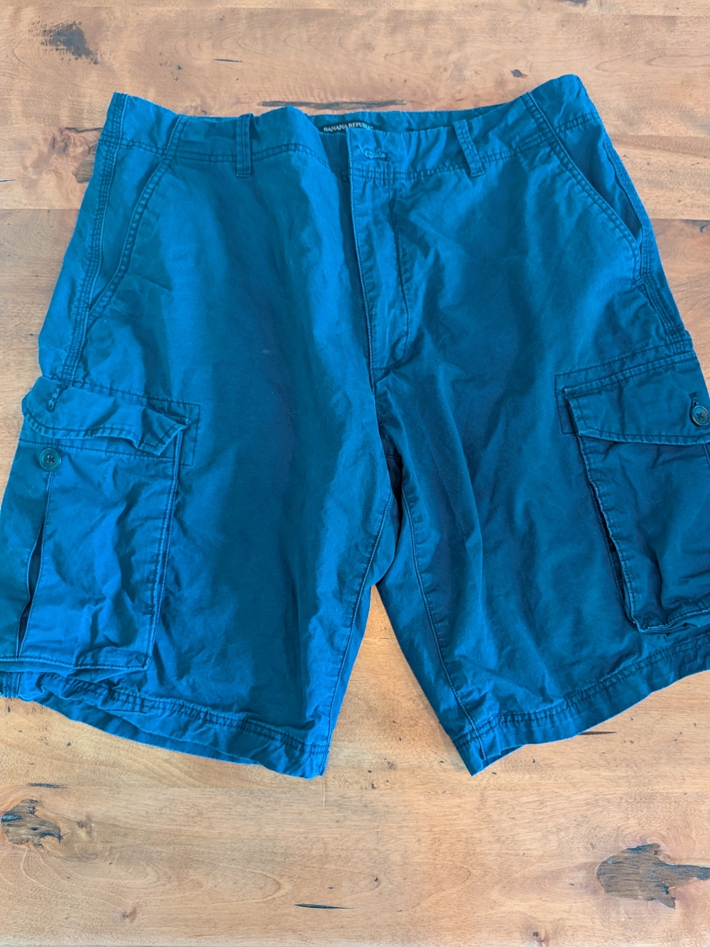 Banana Republic Men's Blue Cargo Shorts Size 34